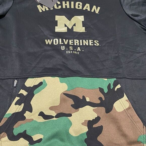 Nike Jordan Michigan Wolverines Salute To Service Sweatshirt DD4308-010 size L - Picture 3 of 9